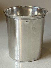 Exceptionnelle Timbale Collégien Argent Massif Paris 1819-1839 H:10,7cm P:206 G.