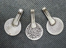 Lot 3 Pendentifs Pièce Argent
