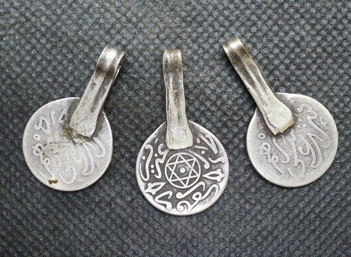 Lot pendentifs pièce - 3, argent