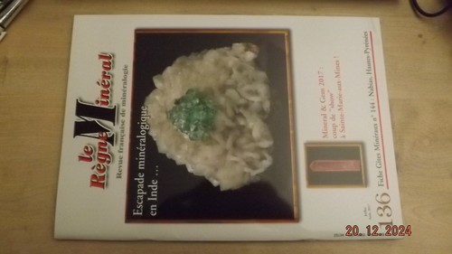 Revue regne mineral - regne,