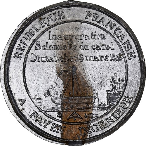 France médaille canal de - médaille,,