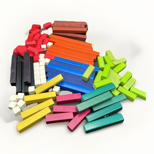 Set cuisenaire rods math - set,