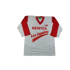 Maillot foot rétro Benfica Les Copains N°10 années 1990