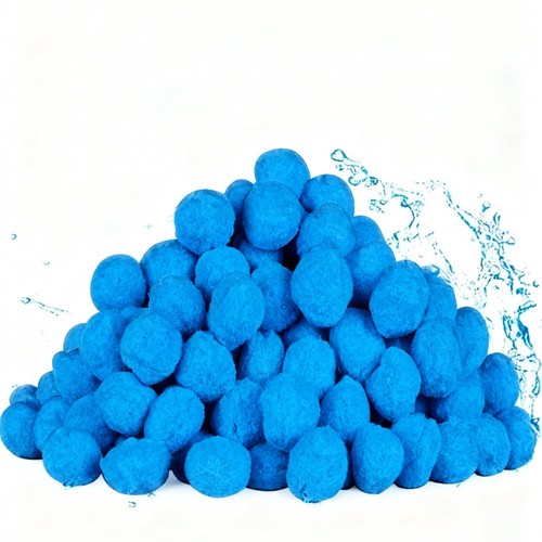 Boules filtrantes bleues pour