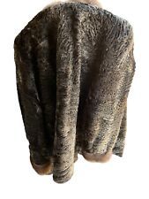 Manteau fourrure vison et astrakan véritable 
