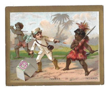 chromo ancien publicité   h