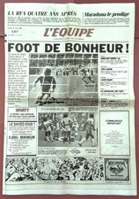 FOOTBALL COUPE DU MONDE 1986