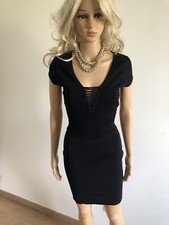 Robe tricot noire - , à