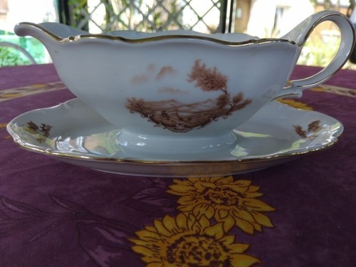 Saucière sur plateau - saucière,
