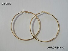 boucles creole doré ou argente diametre 6cms,7cms ou 9cms