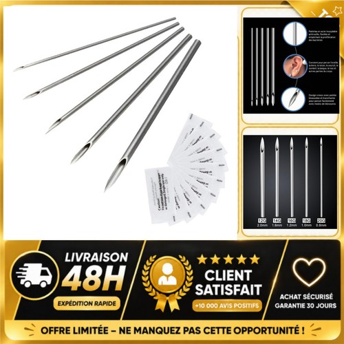 Aiguilles piercing 12g - piercing,