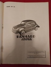 REVUE TECHNIQUE PANHARD DYNA 610 600 FORD CANADA C 598 T C 59 T