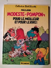 EO 1987 MODESTE ET POMPON T 4 POUR LE MEILLEUR ET POUR LE RIRE LOMBARD  (AU12)