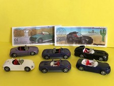 L2  :  6 KINDER Allemand 1997  + 2 BPZ -  VOITURES  ROADSTER