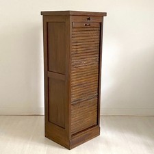 Meuble de notaire à rideau