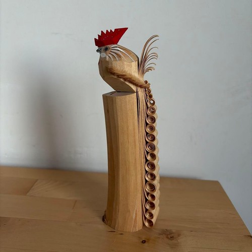 Figurine ours sculpté bois - ours,