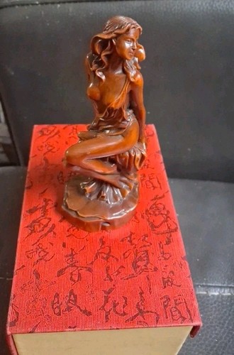 Boxwood netsuke asain - asain, carved