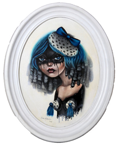 Tableau portrait femme - tableau, huile