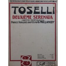 TOSELLI Enrico La Dernière Nuit 2ème Sérénata Chant Piano 1922