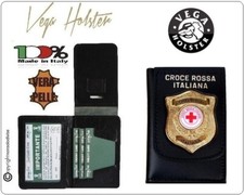 Portefeuille Porte-documents Avec Plaque CRI Croix Rouge Italienne Vega Holster