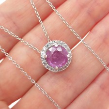 925 Sterling Silver Real Ruby