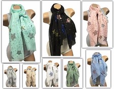 ÉCHARPE POUPE SEQUINS COTON