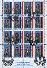 MILITARY LABELS SURCHARGED