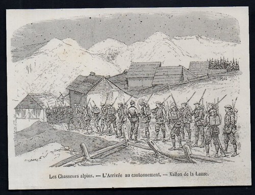 1889 les chasseurs alpins - ,