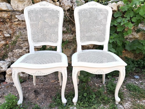 Chaises anciennes cannées - anciennes,