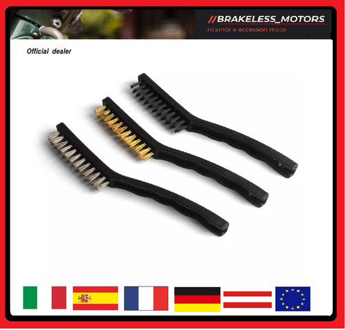 Kit brosses main acier - brosses,