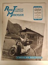RTM Revue Technique Motocycliste 1956 ancienne Moto Guzzi Galletto