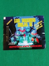 1 pochettes album Stickers autocollant tortue ninja 2 Neuf 