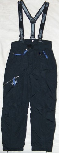 Pantalon ski noir enfant - noir,