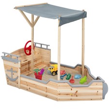 Bac à sable WORLD bois bateau