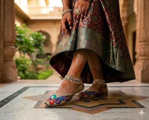Chaussures plates indiennes