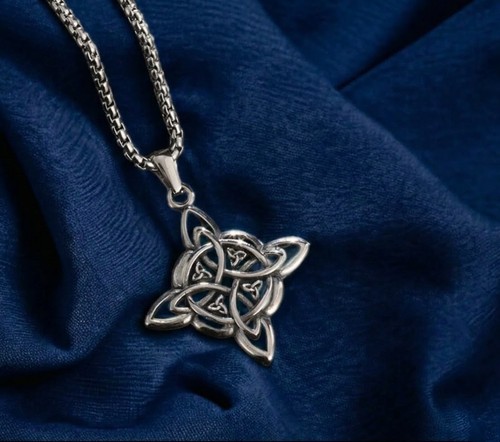 Collier pendentif noeud - collier,