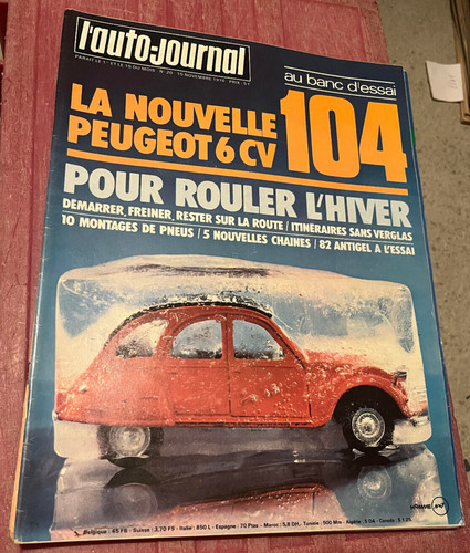 Auto journal 20 - n°,