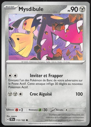 Carte pokémon mysdibule - carte,