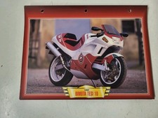 Carte Fiche Moto Passion Édition Atlas Bimota Tesi 1D