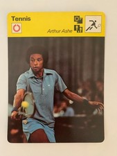 CARTE EDITIONS RENCONTRE 1977 - TENNIS - ARTHUR ASHE