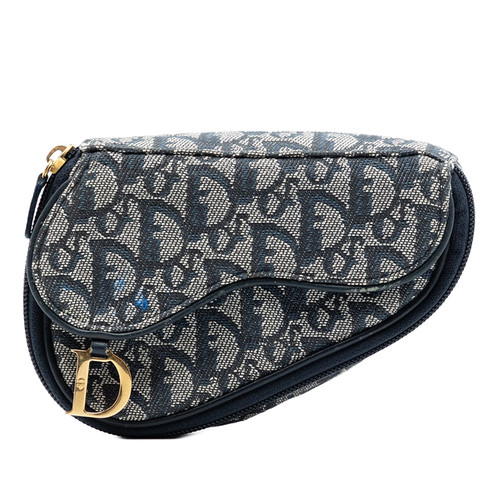 Dior diorissimo toile saddle - toile,