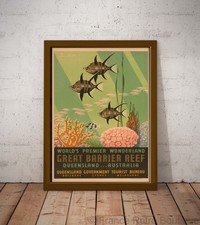 Affiche-Poster voyage   Great Barrier Reef