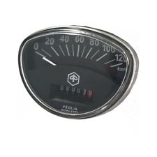 Pour Vespa Veglia Logo 120 km/h Noir Face Compteur de vitesse Super Rally VMA
