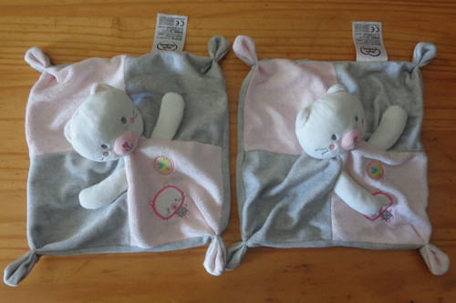 Lot 2 doudou plat mots - ap/,