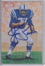 Jim Parker Football HOF Card JSA Autograph