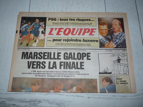 Equipe 1993 football - 18-03,