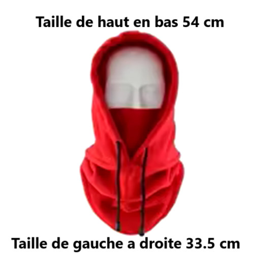 Cagoule hiver thermique avec - cagoule, d'hiver