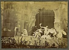 E042 Photo vintage originale 1902 Musique ballet danse décor spectacle