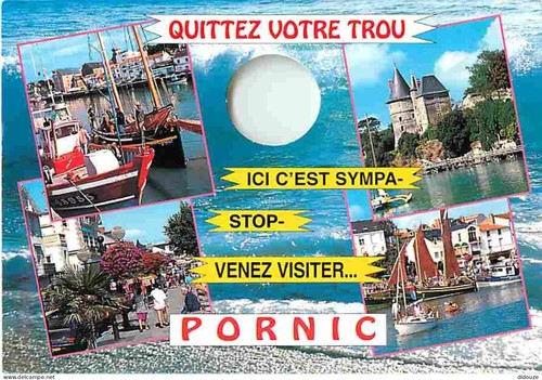 Carte postale pornic - postale, 44