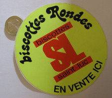 AUTOCOLLANTS C32 al. BISCOTTES RONDES SAINT LUC